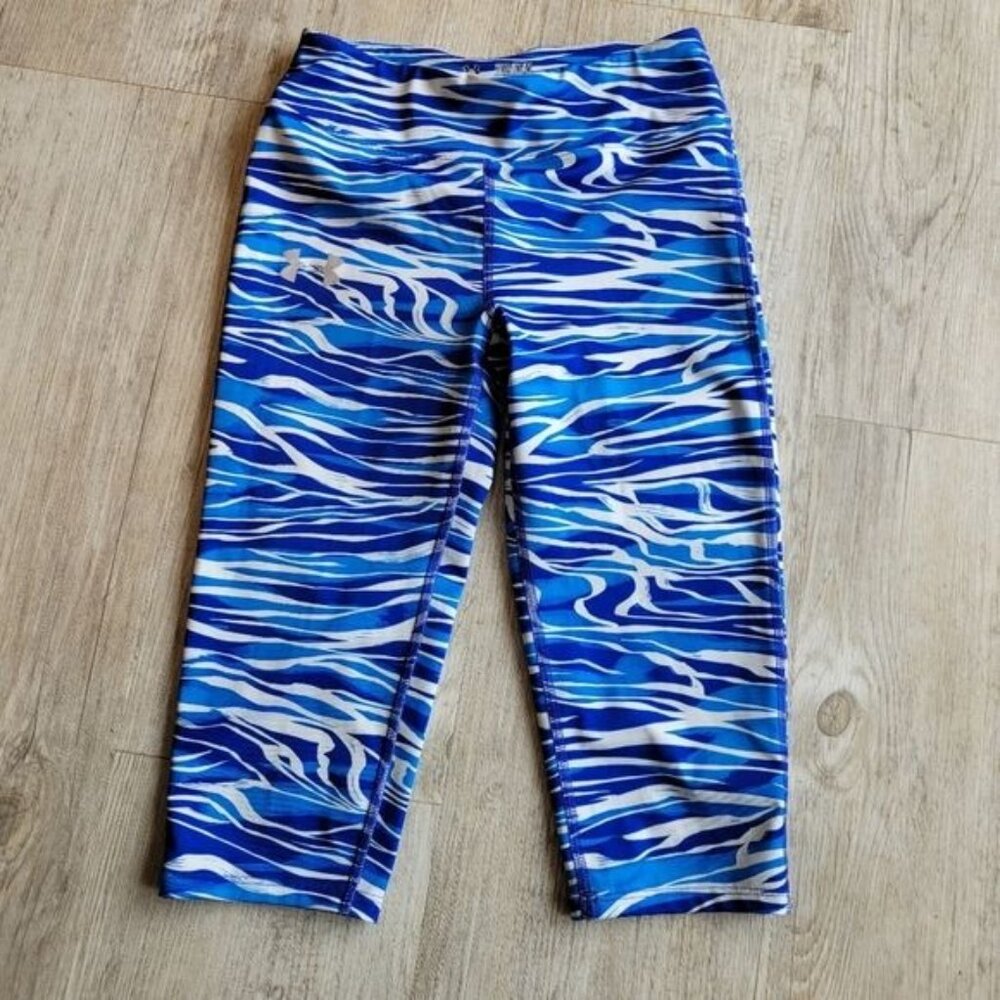 Youth Under Armour fitted cropped leggings, Medium
